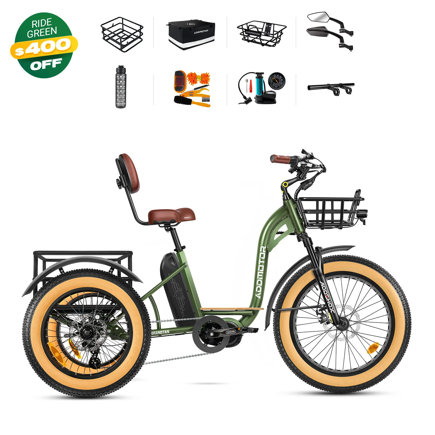 Grandtan Turbo Mid-Drive eTrike